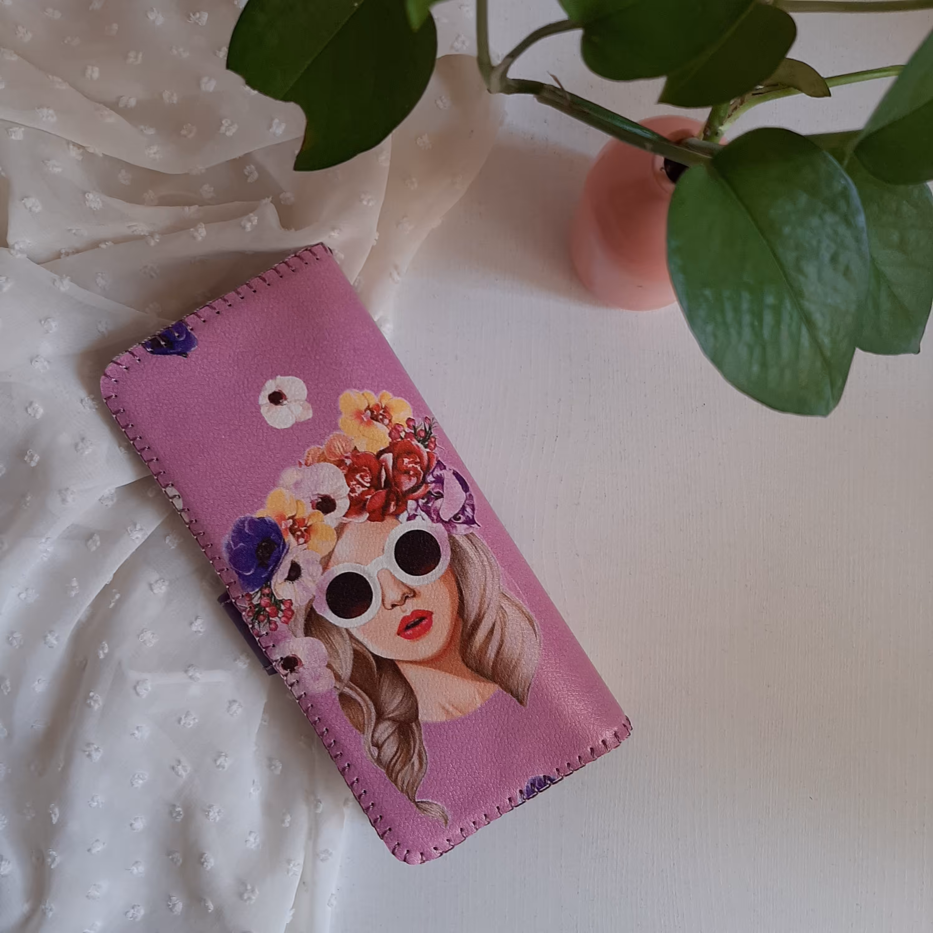 کیف پول  چرم صنعتی  دست