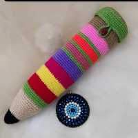 جامدادی  طرح مداد غرفه دست بافتهای بانوی اردیبهشت