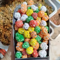 ذرت شکلاتی توپی رنگی خوشمزه(یک کیلو)