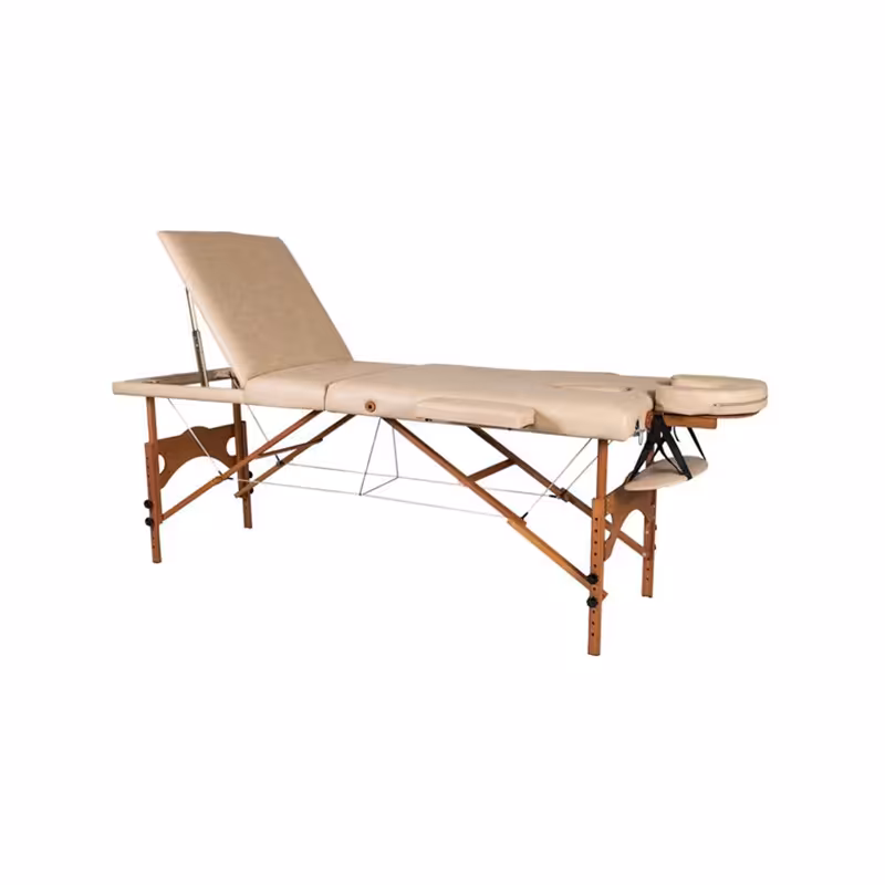 تخت ماساژ تاشو پرتابل چوبی ریلکس مدل P75