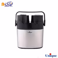 فلاسک استیل یونیک 1.6 لیتری دوقلو شیشه دار UN-9060