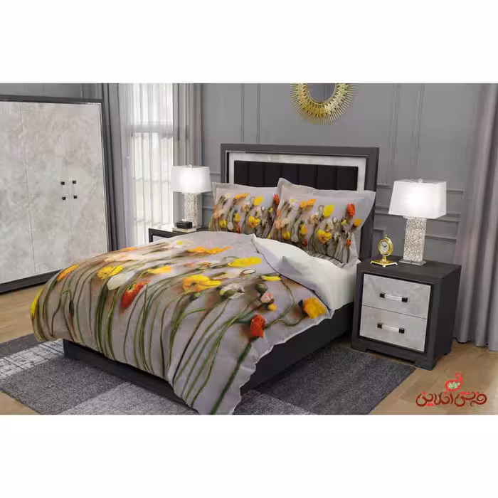 روتختی گل های زرد و قرمز کد 2406