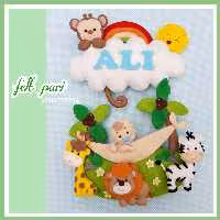 اویز اسم تم جنگلی