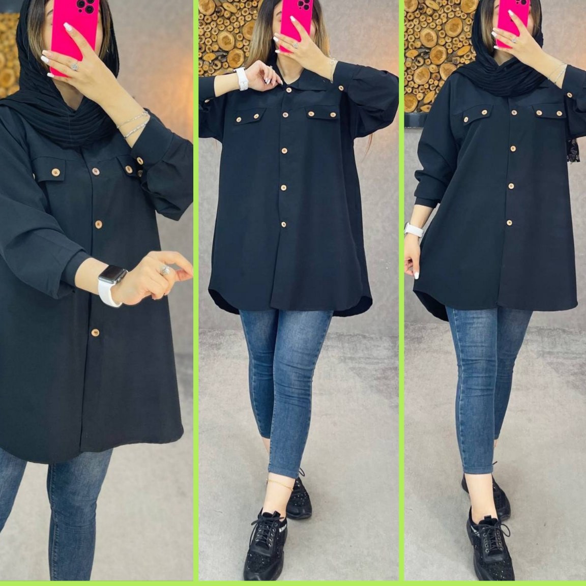 مانتو مشکی دخترانه مانتو زنانه مانتو خنک