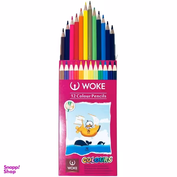 مداد رنگی 12 رنگ ووک مدل 9403P