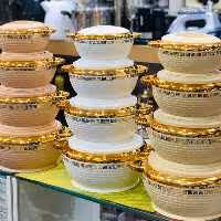  گرم نگهدارنده غذا حصیری (4 تایی) (گرمنگهدارنده غذا )