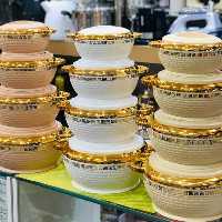  گرم نگهدارنده غذا حصیری (4 تایی) (گرمنگهدارنده غذا )