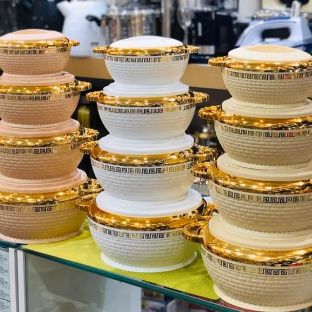  گرم نگهدارنده غذا حصیری (4 تایی) (گرمنگهدارنده غذا )