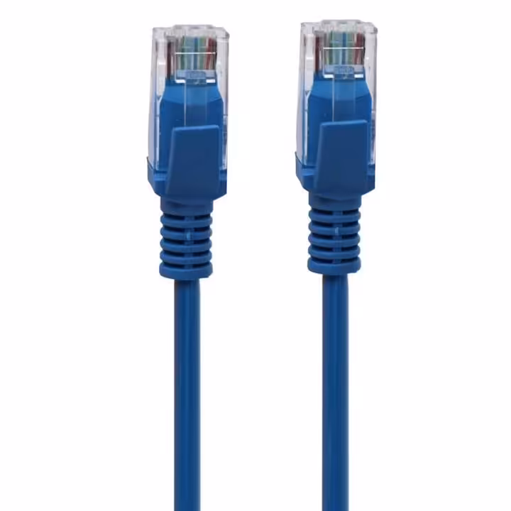 کابل شبکه  MR-108 cat5 با طول 300 سانتی متر- آبی
