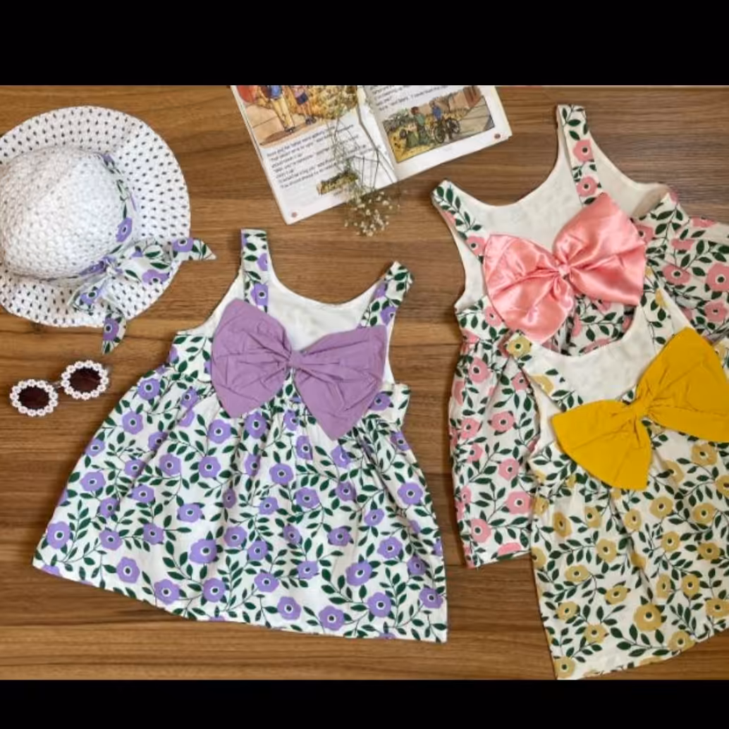 پیراهن و کلاه گل