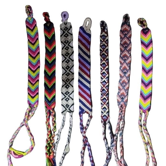  جین 6 عددی دستبند و پابند  بافت مکرمه در طرح های مختلف 