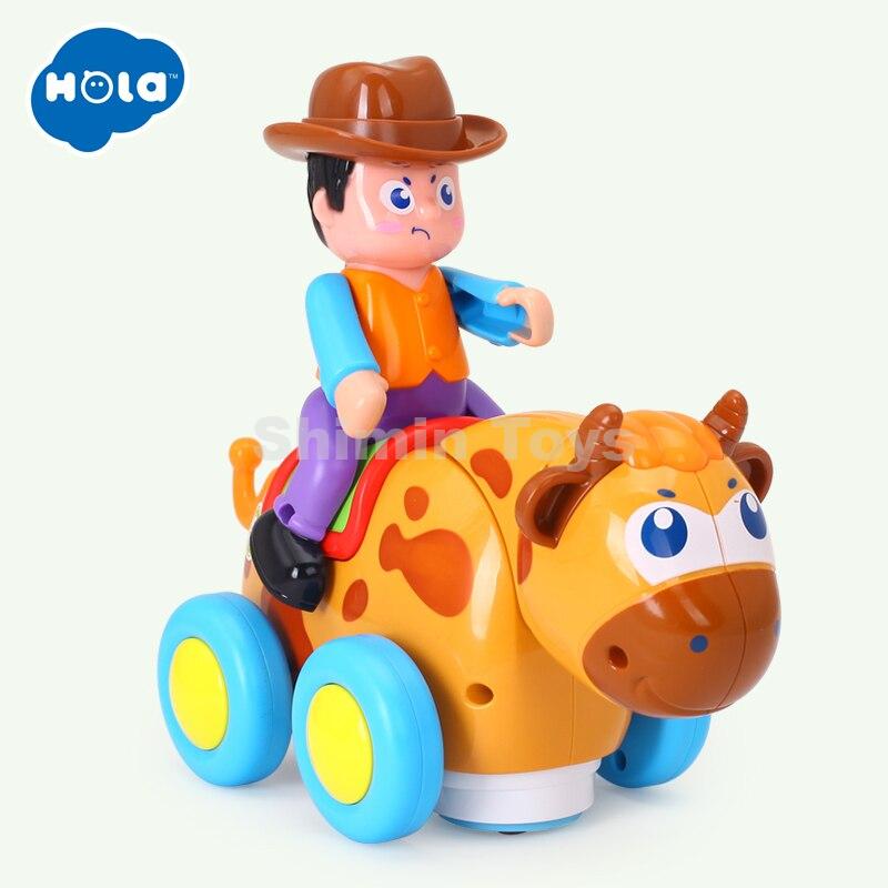 کابوی اسب سوار و گاوچرون هولی تویز huile toys  838b