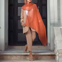 شال نخی ساده5