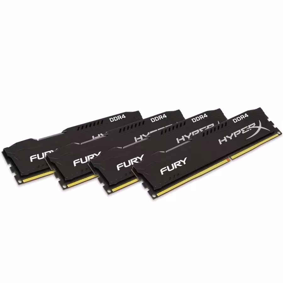 رم کینگستون هایپر ایکس فیوری 32 گیگابایت فرکانس 2400 مگاهرتز چهار کاناله