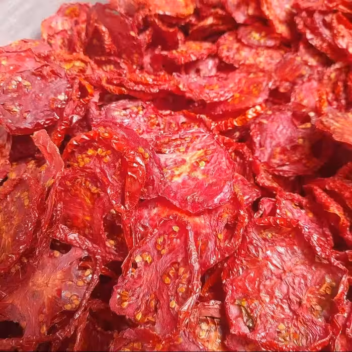 گوجه فرنگی خشک شده  با دستگاه بدون افزودنی 