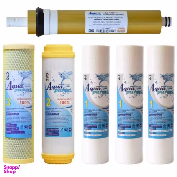 فیلتر دستگاه تصفیه آب آکوا پیورست مدل GOLDEN- PRO TW06 بسته 6 عددی