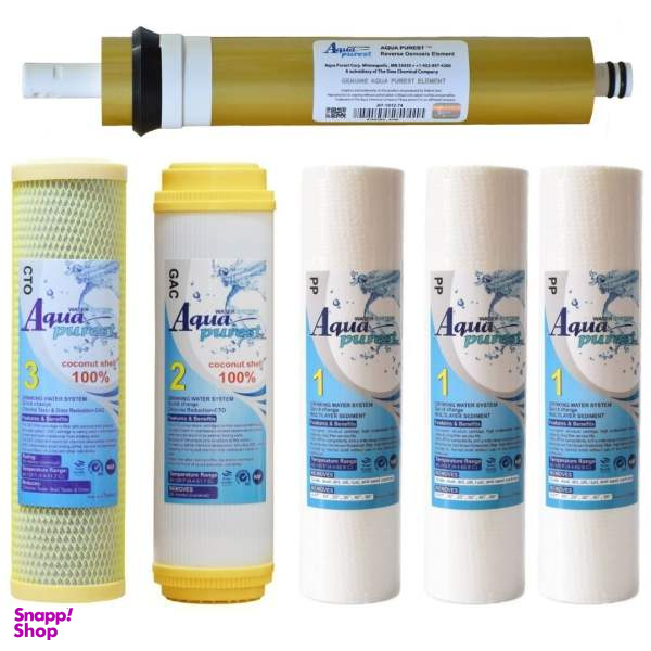 فیلتر دستگاه تصفیه آب آکوا پیورست مدل GOLDEN- PRO TW06 بسته 6 عددی