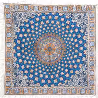 رومیزی قلمکار سایز 80 در 80 طرح مسجد شیخ لطف الله اصفهان