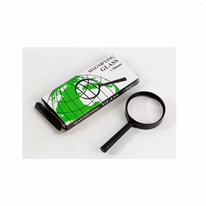 ذره بین دانش آموزی در سه اندازه کوچک متوسط و بزرگ