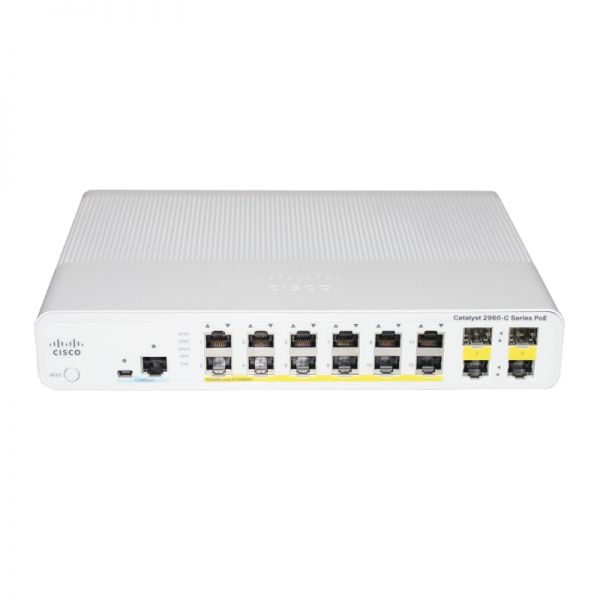 سوئیچ 12 پورت سیسکو مدل WS-C2960C-12PC-L