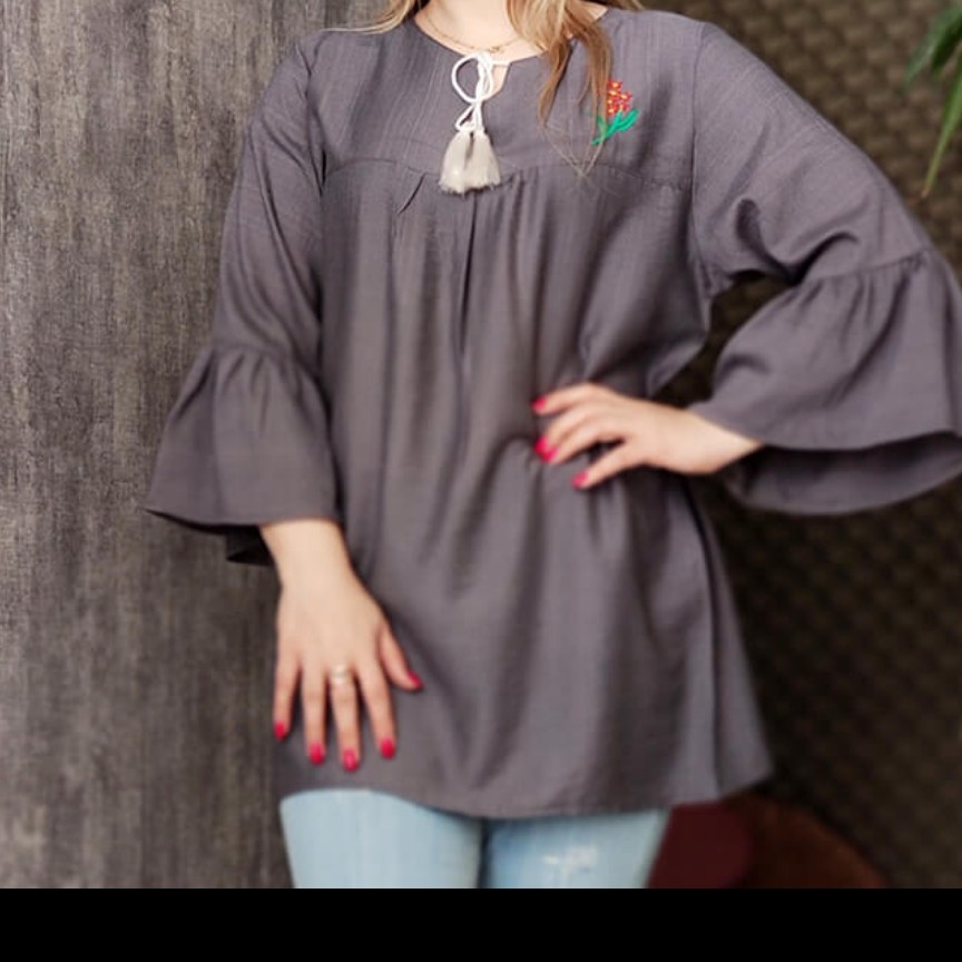 لباس زنانه جلو بسته جنس بابوس