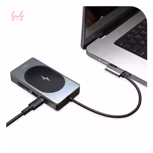 هاب 9 پورت و شارژر وایرلس ایکس او Xo Hub007