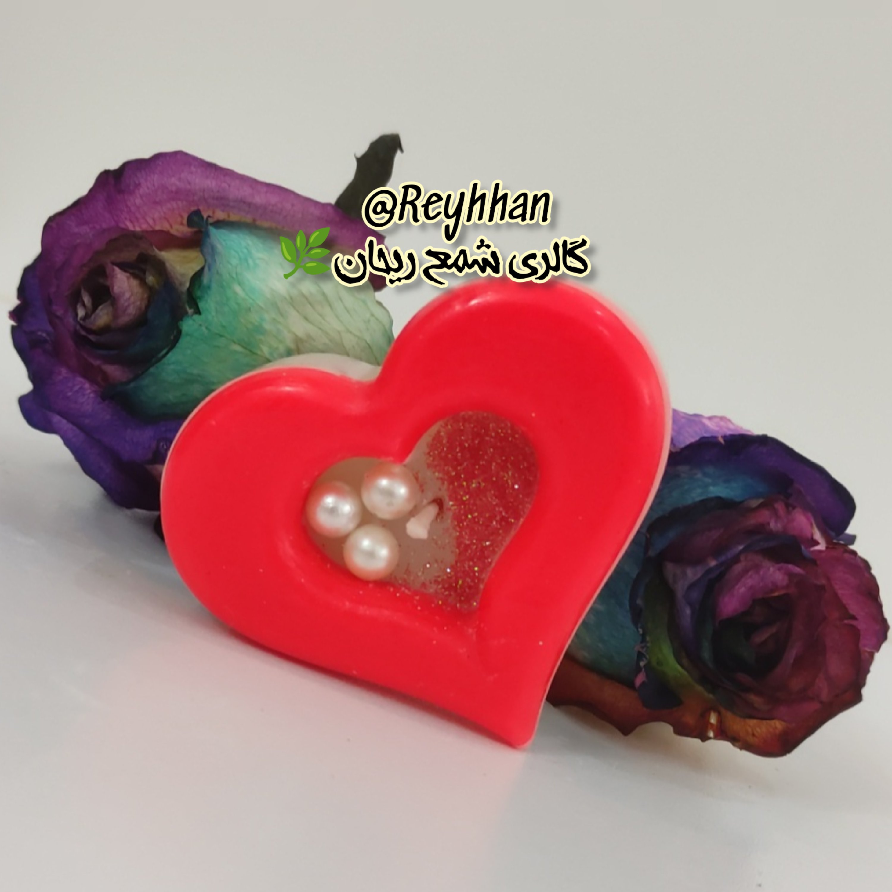 شمع قلب تزیینی