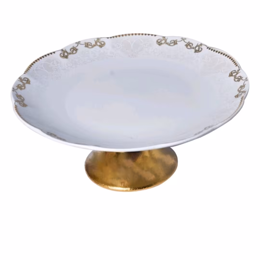 شیرینی خوری  پایه دار  مقصود پایه طلایی