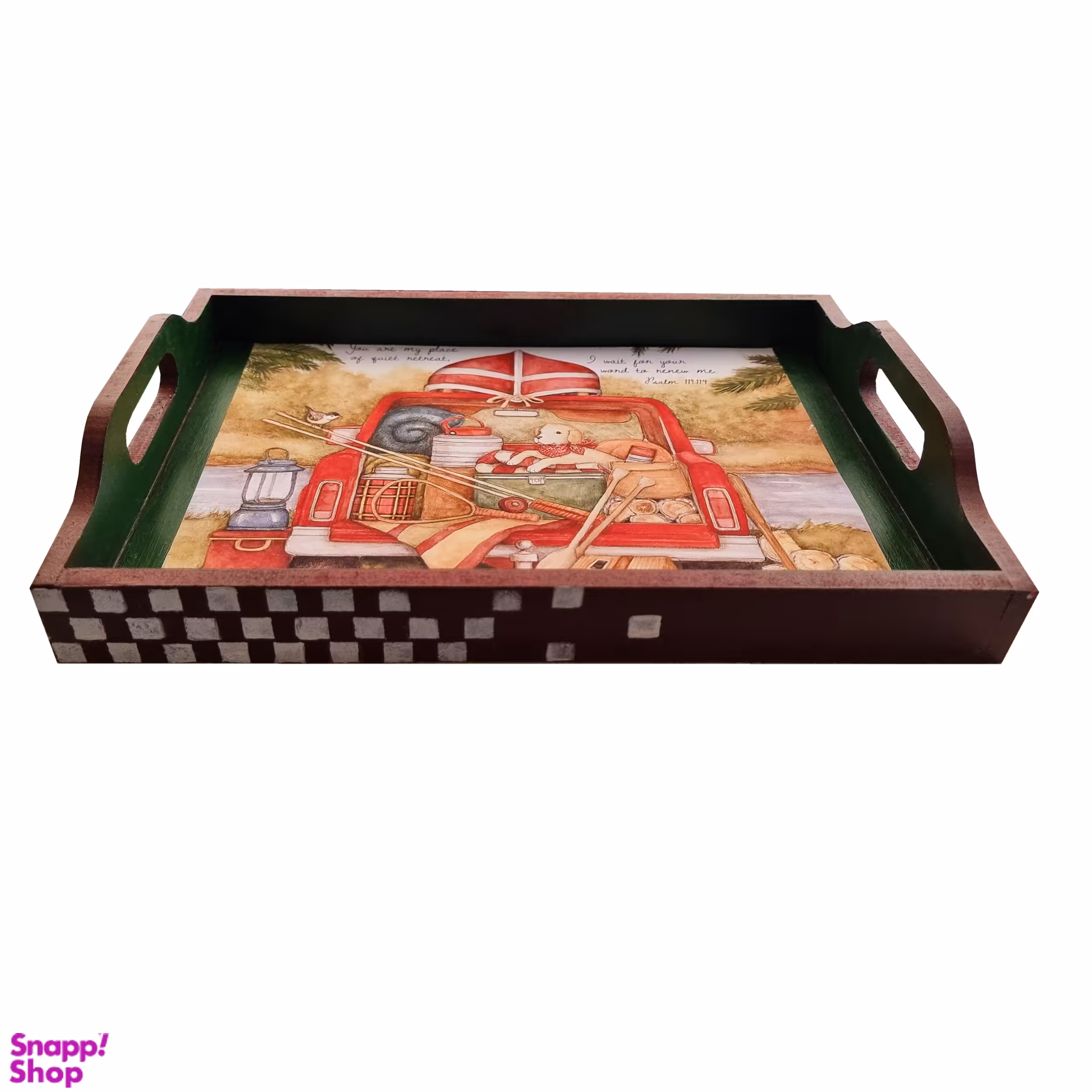 سینی طرح سگ مسافر کد 6102