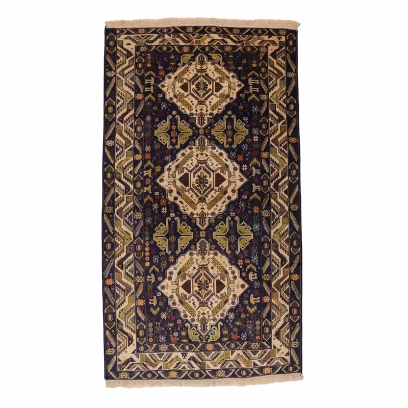 فرش دستباف سه متری مدل وینتیج کد 4010932(فروش چکی 6 ماهه با کد تخفیف farshgereh)