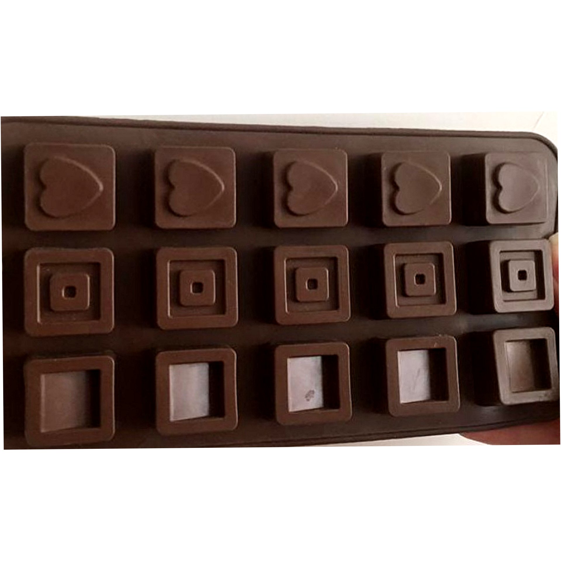 قالب سیلیکونی شکلات 3 طرح