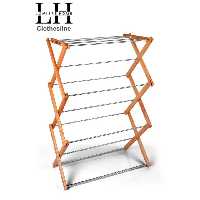 بند رخت چوب استیل ikea چوب راش