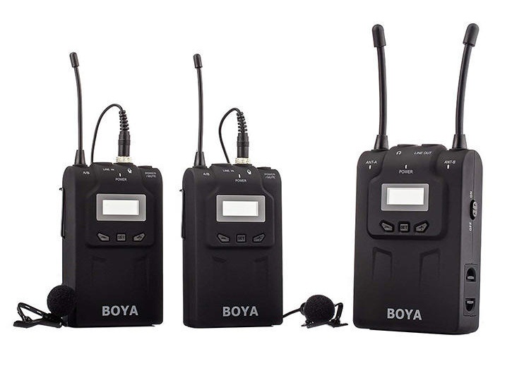 میکروفون بی سیم بویا مدل BY-WM8 Dual Channel UHF
