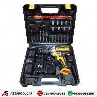 دریل پیچ بند شارژی 12 ولت مدون طرح دیوالت دو باتری مدل MDON-