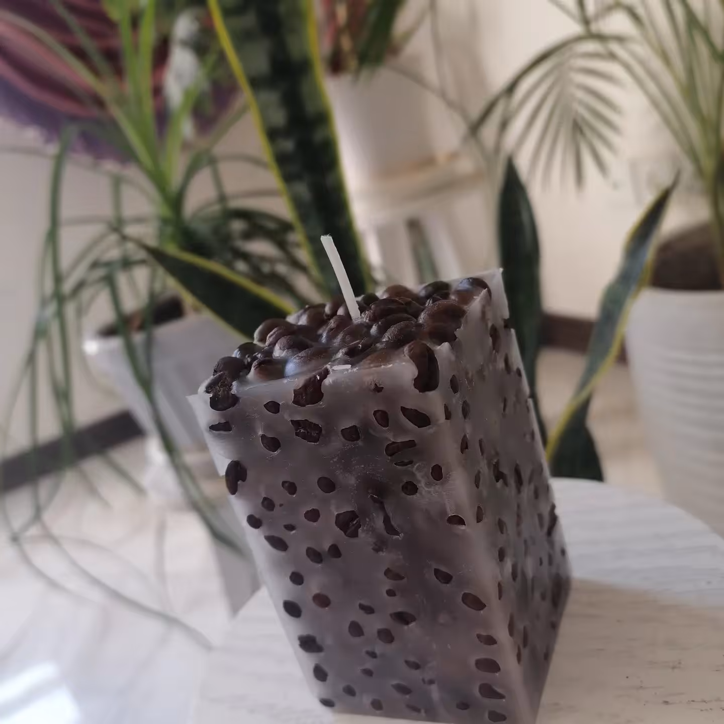 شمع قهوه بسیار زیبا و خوش عطر 