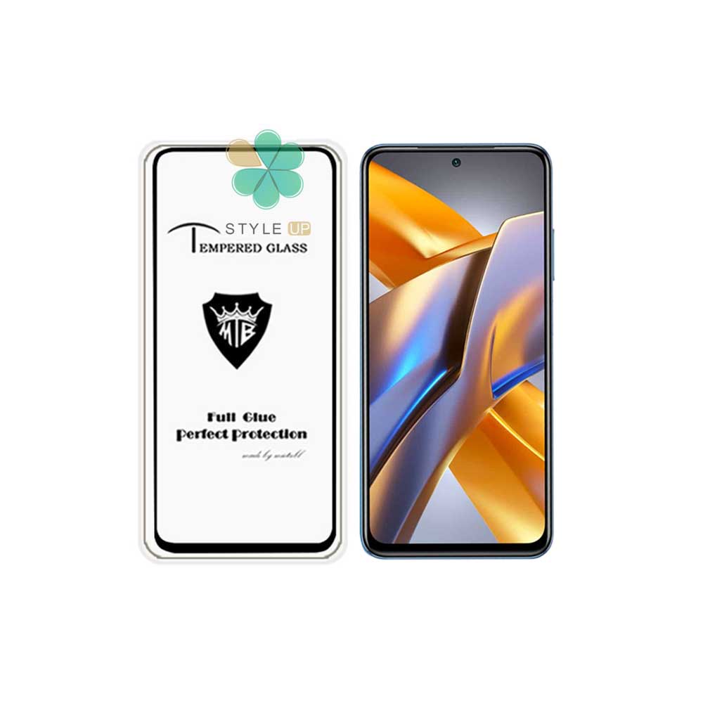گلس میتوبل گوشی شیائومی Xiaomi Poco M5s مدل تمام صفحه