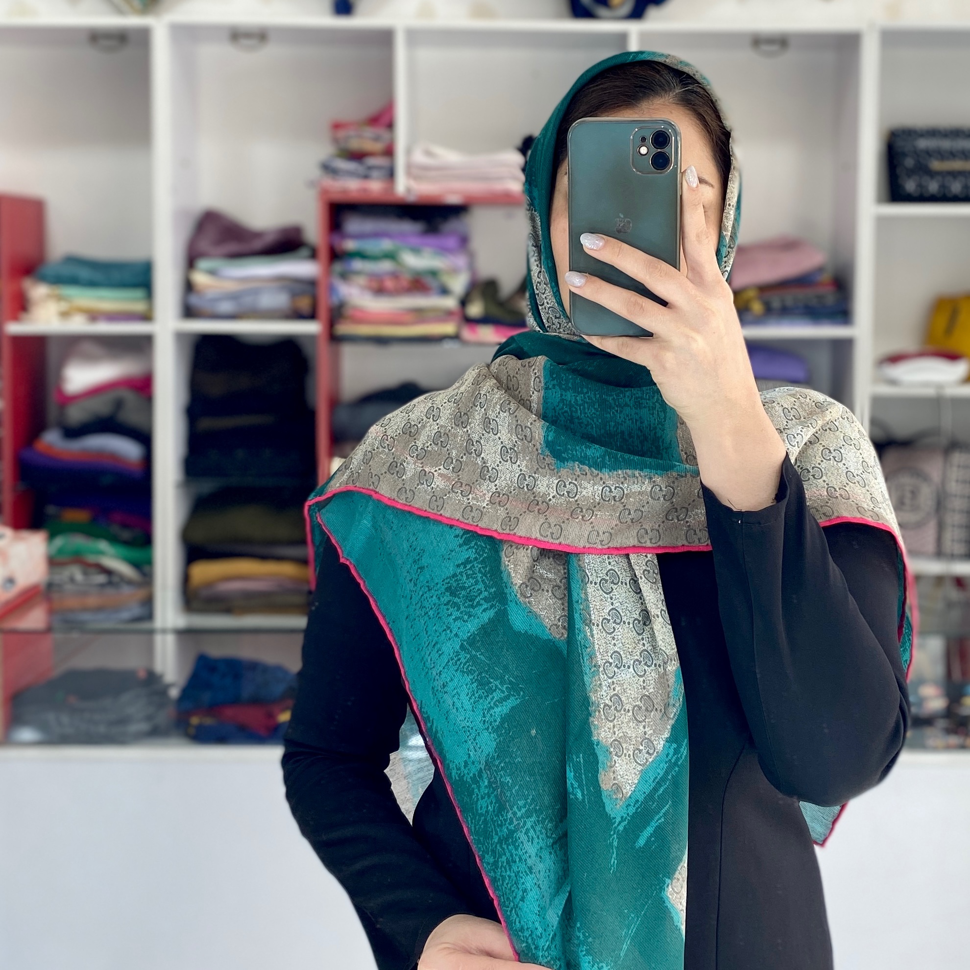 روسری حریر بهاره
