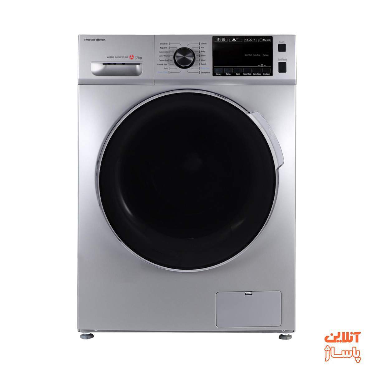 ماشین لباسشویی پاکشوما مدل TFU-74406 ظرفیت 7 کیلوگرم