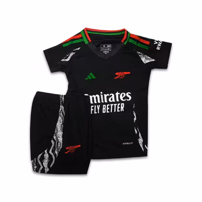 پیراهن و شورت بچه گانه سوم آرسنال 2024/2025
