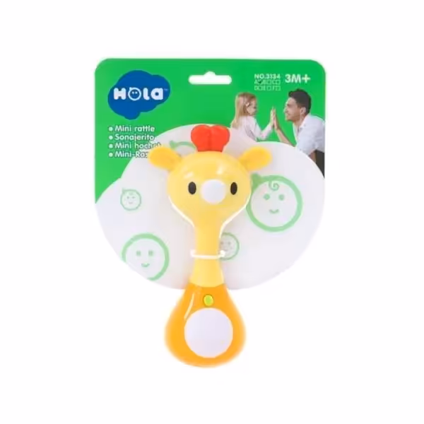 جغجغه موزیکال هولا تویز مدل زرافه