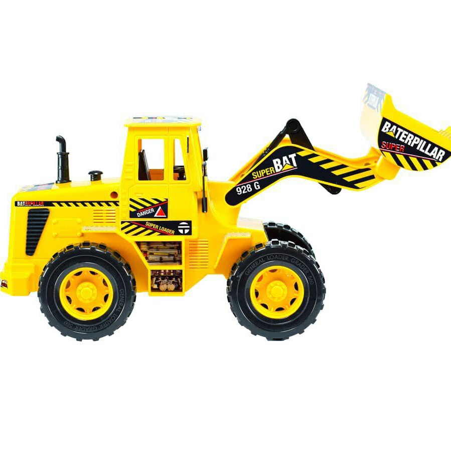 ماکت ماشین راه سازی لودرخاک برداری پلاستیکی