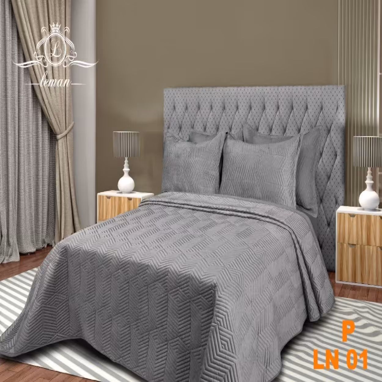 روتختی  بهاره (چهارفصل) مخمل لمان دونفره 6 تکه 