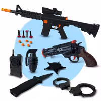 ارسال با پست به سراسر ایران -  اسباب بازی ست پلیس حرفه ای ام 16 - پرطرفدار