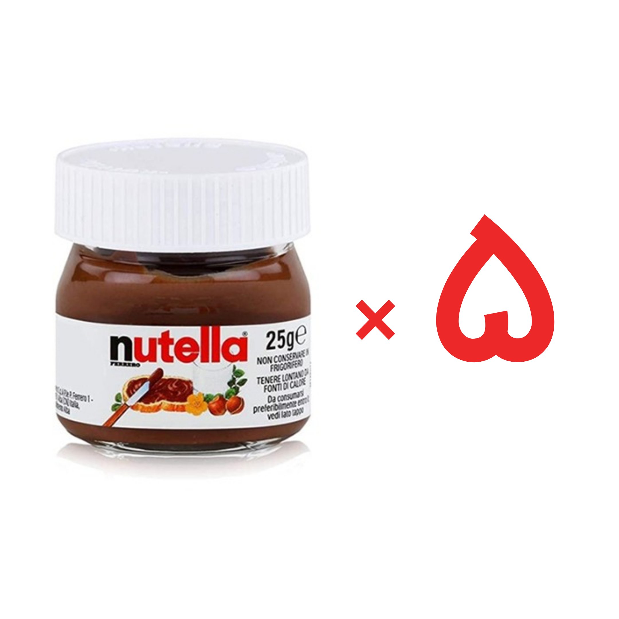 5 عدد شکلات صبحانه نوتلا 25 گرمی