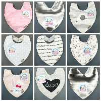 پیشبند نوزاد دستمال گردن کوکالو پشت مشمایی