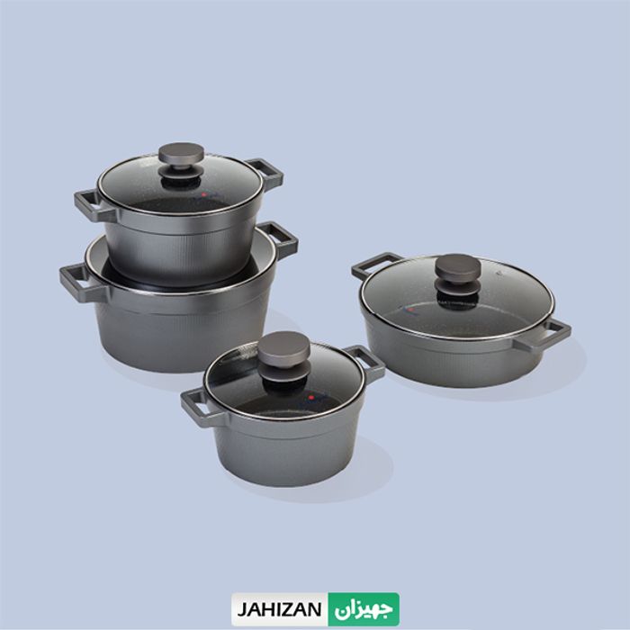 سرویس قابلمه یونیک مدل دیاموند 8 پارچه کد8501