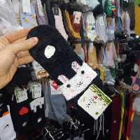 جوراب کالج روفرشی موهر پشمی طرح خرگوش