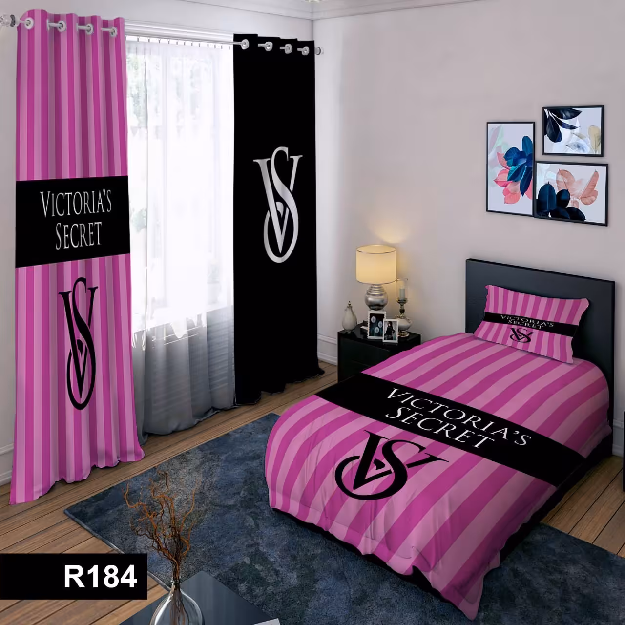 رو تختی یک نفره سه بعدی طرح وکتوریا 1