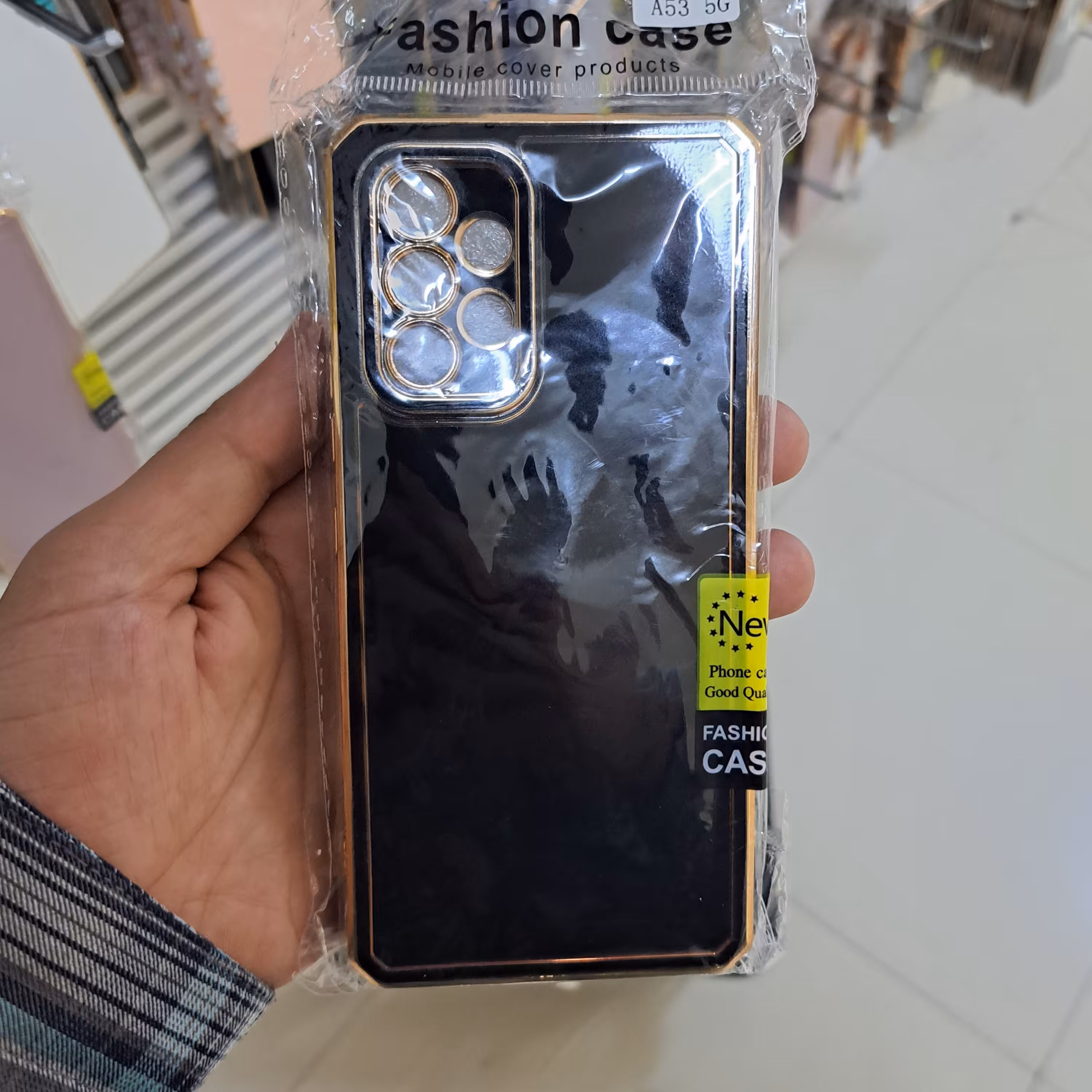 قاب گوشی A53 سامسونگ مدل  مای کیس دیزاین دور شکسته رنگبندی مختلف