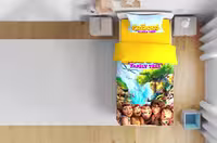 روتختی یک نفره آلوئه ورا لومانا 4تکه طرح Croods